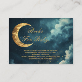 Over the Moon Books for Baby Request Card エンクロージャーカード