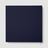 Over The Moon Boy Baby Shower Party Space Galaxy ゲストブック (裏面)