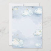 Over The Moon Boy Girl Baby Shower Invitation 招待状 (裏面)