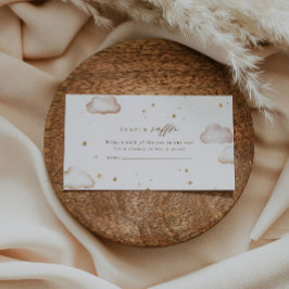 Over the Moon Diaper Raffle Card エンクロージャーカード