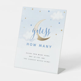 Over the Moon Guess How Many Candies Sign 台座サイン