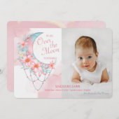 Over the Moon Photo Birth発表 案内状 (正面/裏面)