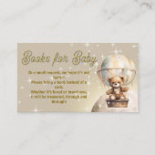 Over the Moon Teddy Bear Books forベビー エンクロージャーカード (正面)