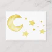 Over The Moon Teddy Bear Books forベビー エンクロージャーカード (裏面)