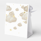 Over The Moon Teddy Bear Stars Baby Shower フェイバーボックス (裏面サイド)