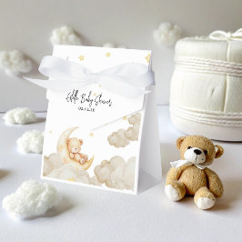 Over The Moon Teddy Bear  Stars Baby Shower フェイバーボックス