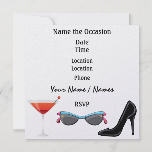 Over the Pill - SRF 招待状 (裏面)