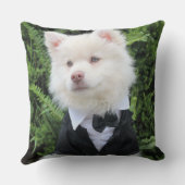 Over The Rainbow Bridge Photo Pet Memorial White クッション (裏面)