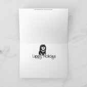 OVER THE RIVER FINNISHラプファンホリデーアートカード シーズンカード (内部)