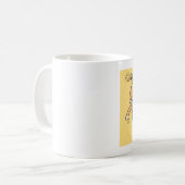 Overcaffeinatedおもしろいな犬 コーヒーマグカップ (正面左)