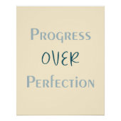 Overcome Perfectionism Through Purposeful Actions ポスター (正面)