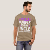 Overdose Awareness Family Warrior Purple Ribbon Un Tシャツ (正面フル)