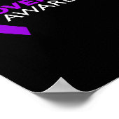 Overdose Awareness I Wear Purple  ポスター (角)