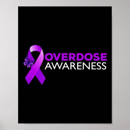 Overdose Awareness I Wear Purple  ポスター (正面)