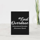 Overdose Awareness Month1  カード (正面)