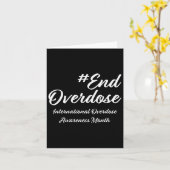 Overdose Awareness Month1  カード (黄色い花)
