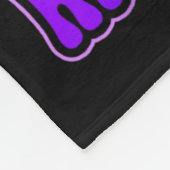 Overdose Awareness Purple Ribbon Drug Addiction 31 フリースブランケット (角)