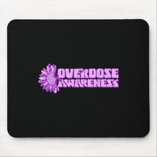 Overdose Awareness Purple Ribbon Drug Addiction 32 マウスパッド