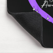 Overdose Awareness Purple Ribbon Drug Addiction He マウスパッド (コーナー)