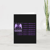 Overdose Awareness Ribbon Flag 1  カード (正面)