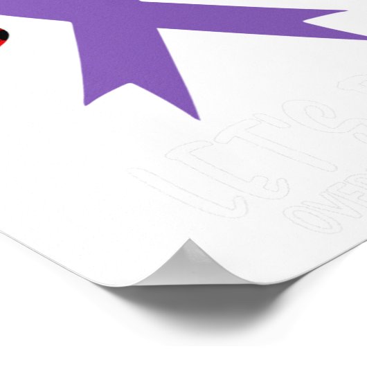 Overdose Awareness Ribbon I'm Warrior Let's Raise  ポスター (角)