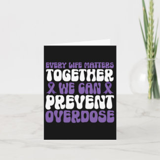 Overdose Awareness – We Can Prevent Overdose  カード