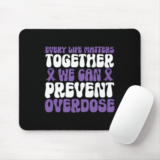 Overdose Awareness – We Can Prevent Overdose  マウスパッド (マウス)