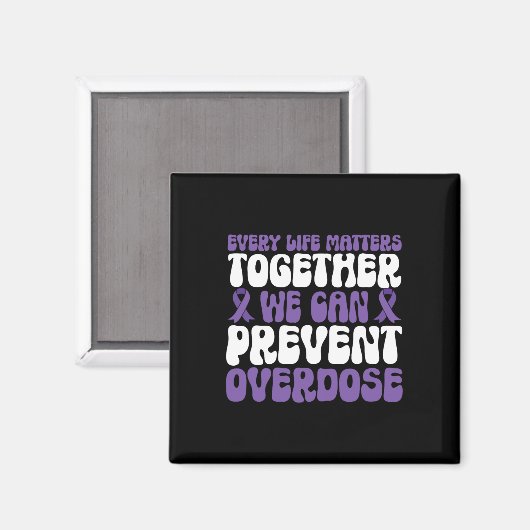 Overdose Awareness – We Can Prevent Overdose  マグネット (正面/裏面)