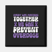 Overdose Awareness – We Can Prevent Overdose  マグネット (正面)