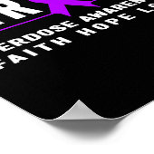 Overdose Strong - Addiction Awareness  ポスター (角)