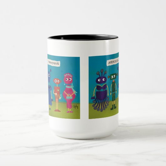 Overdressers Anonymous マグカップ (中央)