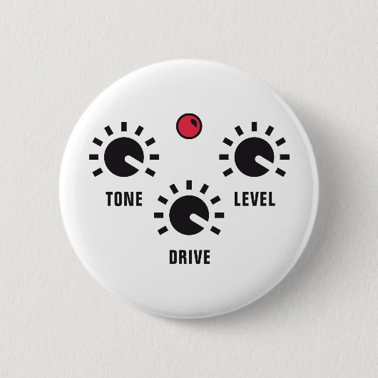 overdrive 缶バッジ (正面)