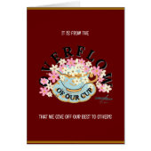 OVERFLOWグリーティングカード – Adiela Akoo (正面)