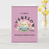 OVERFLOWグリーティングカード – Adiela Akoo カード (黄色い花)