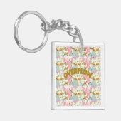 OVERFLOWフローラアクリルキーチェーンバイアディエラAkoo キーホルダー (正面左)