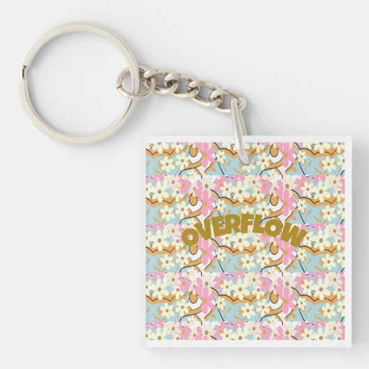 OVERFLOWフローラアクリルキーチェーンバイアディエラAkoo キーホルダー (正面)