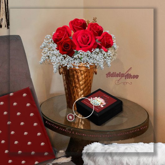 OVERFLOW赤い枕カバー – Adiela Akoo 枕カバー