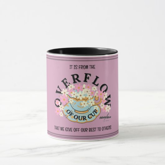 OVERFLOW Mag by Adiela Akoo マグカップ (中央)