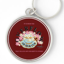 OVERFLOW Red Hues Keychain by Adiela Akoo