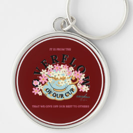 OVERFLOW Red Hues Keychain by Adiela Akoo キーホルダー