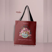 OVERFLOW Red Tote - Adiela Akoo トートバッグ
