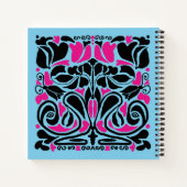 Overgrowth Illustrated Art Nouveau ノートブック (裏面)