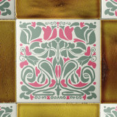 Overgrowth Symmetrical Hand-illustrated タイル