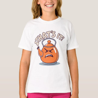 Overheated - Funny Whistling Kettle Tシャツ