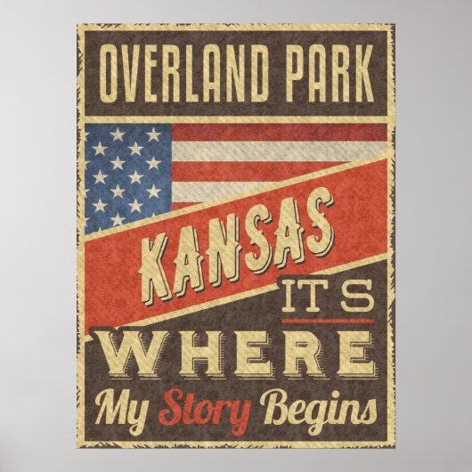 Overland Park Kansas ポスター (正面)