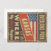 Overland Park Kansas ポストカード (正面/裏面)