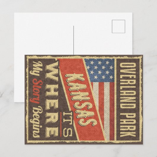 Overland Park Kansas ポストカード (正面/裏面)