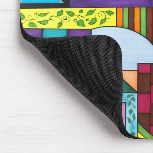 Overlapped Blocks マウスパッド (コーナー)