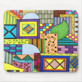 Overlapped Blocks マウスパッド