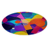 Overlapping Hues: Abstract Fusion カッティングボード (角)